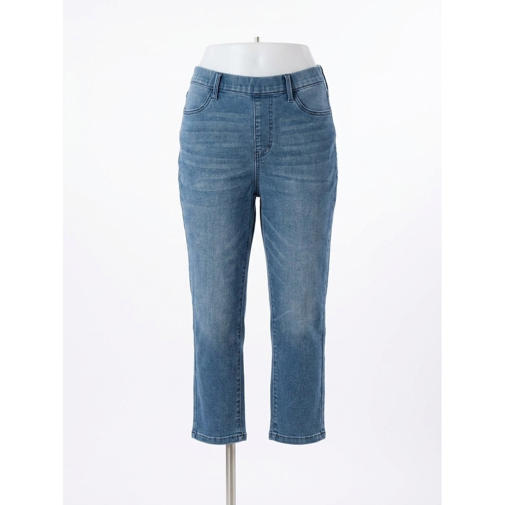 NEW JUDY BLUE play it cool capris jeans in blue